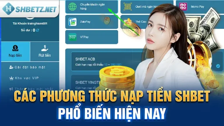 Hướng Dẫn Nạp Tiền SHBET Nhanh Chóng, An Toàn Và Đơn Giản